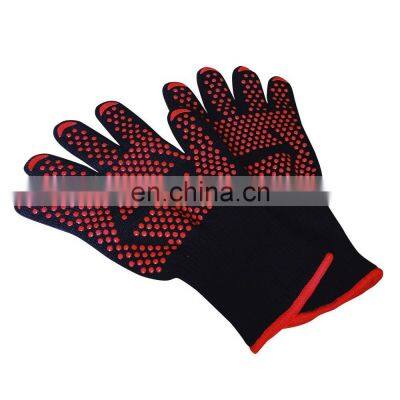 Heat Resistant Silicone Aramid Fiber Cooking Gloves