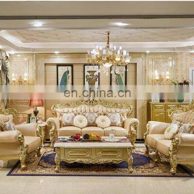 Elegant Luxury Sofa Furniture European Living Room Sofa Set