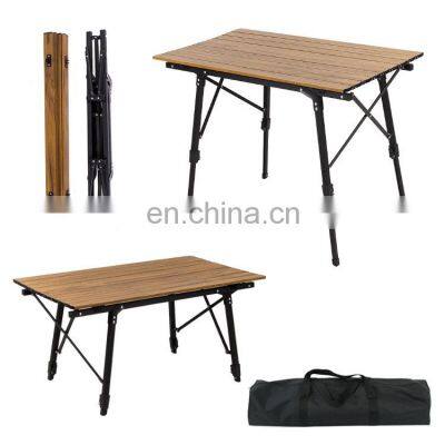 Customisable Manufacturer New Multi Portable Wood BBQ Outdoor Folding Table Camping photo-4