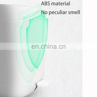 5L ABS Trashcan Popular Black Grey White Kitchen Bins Bathroom Kitchen Living Room Plastic Bin photo-3