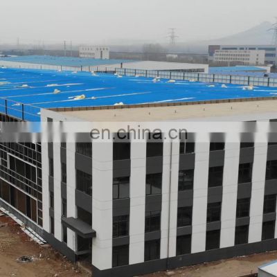 Qingdao Cheap Prefabricated Portal Frame Steel Structure Material Factory Building Workshop with Crane