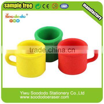 Cup shaped eraser collectible Stationery