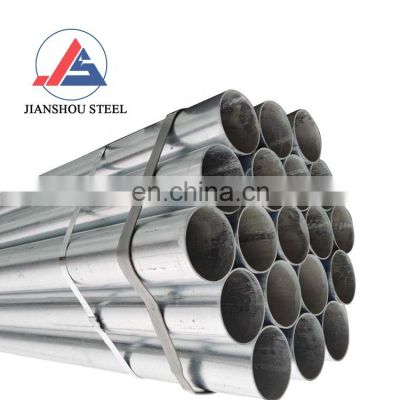 galvanized steel pipe for irrigation customized length hot dipped round pipe 1.25 inch 1.5 inch galvanized pipe