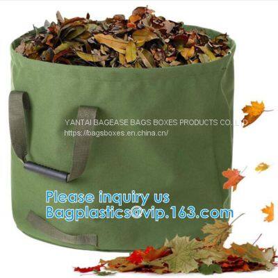 Reusable Gardening Bag With Lid Pop Up Bag, Pop Up Garden Bags for Leaf, Garden Bags, Reusable Heavy Duty Gardening Bag photo-5