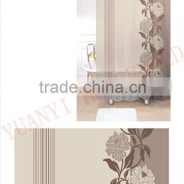 elegant floral printed shower curtain designer shower curtains