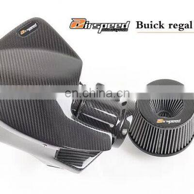 Discounts High Strength Car Accessories Dry Carbon Fiber Air Intake Kit Filter For BUICK REGAL GS 2.0T photo-2