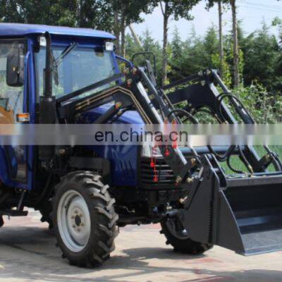 TB 604 Chinese 60HP 4 WD Hydraulic Steering Small Tractor With Shovel photo-4