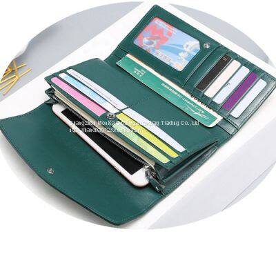 Large-Capacity Crocodile Leather Wallet Women's Long Section 2022 New Women's Leather Handbag Multifunctional Wallet photo-4