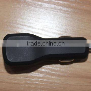 3.1Amp 3100mA Output Dual 2nd USB Vehicle Auto Car Charger With Black Painting Rubberized Finished photo-6