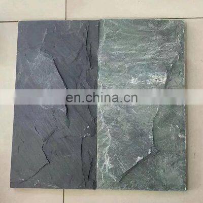 Wholesale high quality green sandstone mushroom surface slate for exterior wall cladding