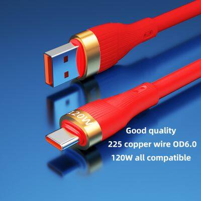 High Speed Data Transmission and Charging OD6.0 120W Charging Cable Fast Charger Cable For Cellphone photo-5
