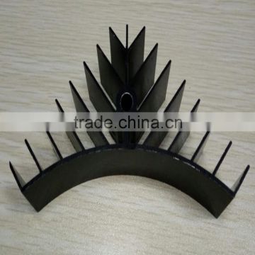 beautiful design customized 6063 T5 aluminium extrusion profile for heat sink