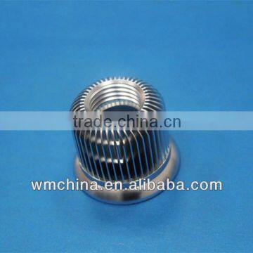 China supplier machining aluminum led bulb heatsink part