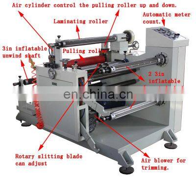 Label Paper Foam PET PVC PC PE Plastic Film Roll Slitting Rewinding Machine photo-4