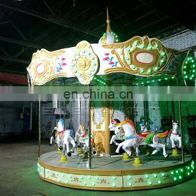 Top Sale Carousel Horse Amusement Swing for Kids Playground Equipment Classical Manufacturer photo-4