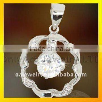 hot selling best price unique sweety pendant jewelry with Cubic zircons paypal acceptable