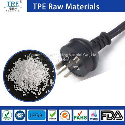 Custom Color Halogen Free Flame Retardant TPE Raw Materials for Plugs and Connectors photo-3