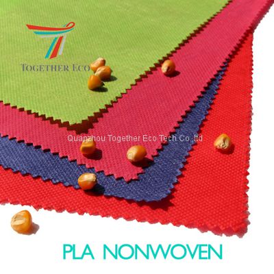 pla polylactic acid spun-bonded non woven fabric corn fiber degradable non-woven fabric for bag