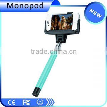 Bottom price hot sell colorful monopod selfie stick