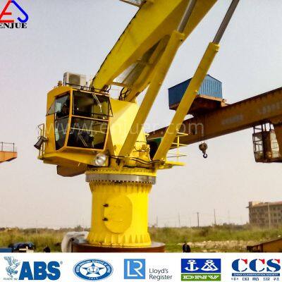 High Quality Electric Hydraulic Telescopic Crane Telescopic Boom Marine Deck /Boat Crane