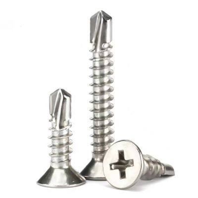 Stainless Steel Phillips Countersunk Head Self Drilling Screw Flat Head Roofing Screws