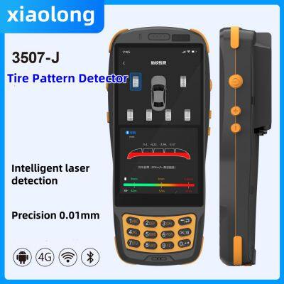 Intelligent tire pattern laser detector 4G networking DPS positioning automatic generation report data one click export