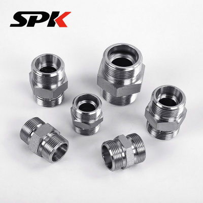Yonghua Eaton Standard 1C/1D Heavy-Duty Compression Straight Hydraulic Adapter Fitting, Reducing Fitting (Stainless Steel, In Stock) photo-5