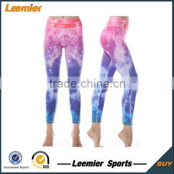 High quality nice digital printing full cover printing fitness legging