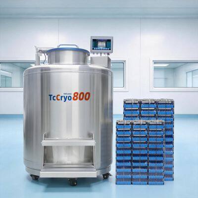 YDD-800 Vapor Phase Liquid Nitrogen Freezer Liquid Nitrogen Biological Container