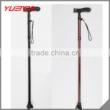 with LED new brand T grip aluminum alloy anti shock elderly walking stick