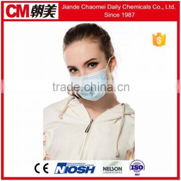 CM Hot Sell Disposable Non Woven 3ply 17.5* 9.5 Face Mask Brand photo-3