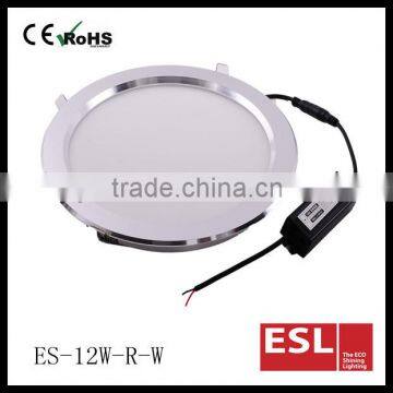 factory wholesale 100pcs 3014 12w led round panel (CE&RoHS)