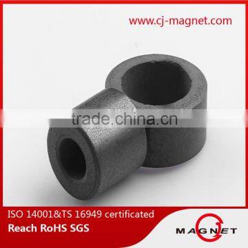 High Powered Ceramic Ferrite Cylinder Magnets Black Color Corrosion Resistance