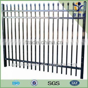 Spear top wroyght iron steel garden fencing