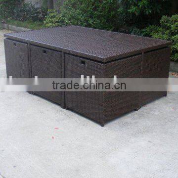 rattan furniture-rattan table