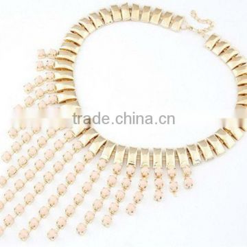 New fashion Chain Rhinestones Necklace MOQ 1Piece