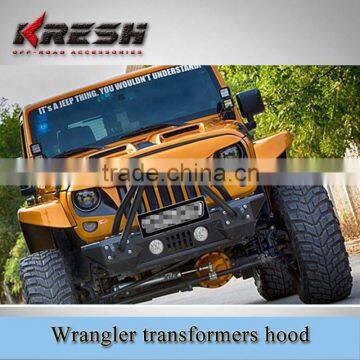 Multifarious Hood for Wrangler Jk, 10th Annversary Hood, Wrangler jk Avenger Hood, Trasformers Hood