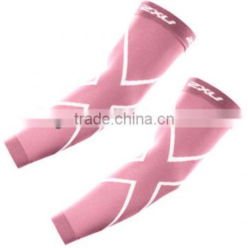 Compression Recovery Arm Sleeves Pink