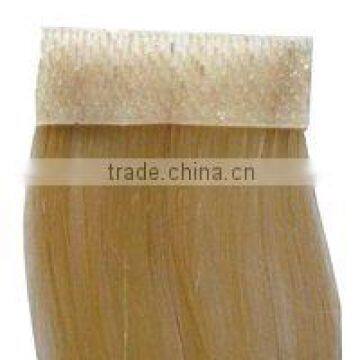 High Quality 100% Human Hair Extension pu Skin Weft.