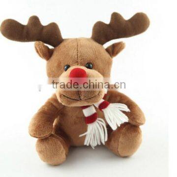 Santa Claus and Christmas Reindeer Toy/ New Plush Toys for Christmas Gift photo-3