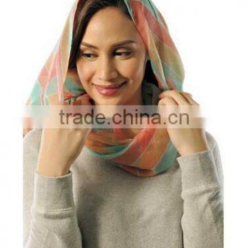 America and Canada Hot Fashion Popular Series Ladies Waved Neck Warmer Infinity Scarf photo-2