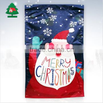 Indoor and outdoor garden christmas decoration flag