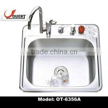 OT-6356A Corian Undermount Granite Stainless Steel Single Kitchen Sink