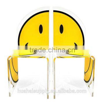 smile acrylic living room chair wholesale