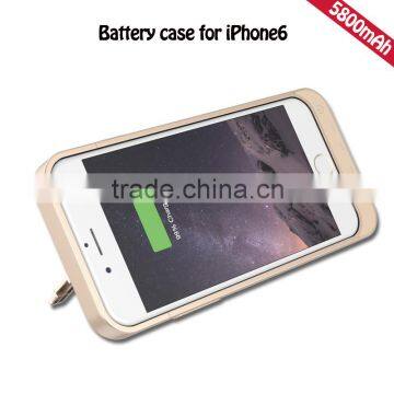 External back battery case for IPhone6 5800mAh power case