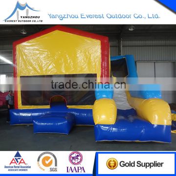 Best quality new design 6.7mX5.6mX4.5m inflatable bouncer slide