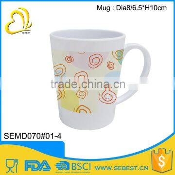 cheap price high quality melamine coffee mug with handle