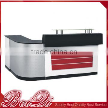 MDF aluminum barber shop cash payment counter checking out desk receiption counter