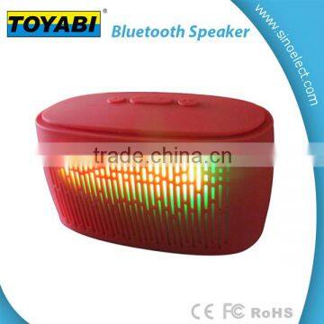 Colorful and Fashionable LED light of Wireless Bluetooth Stereo Speaker Support Hands-free FM TF card