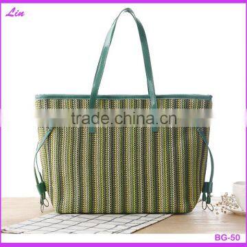 PP straw Ladies fashion summer natural straw bag
